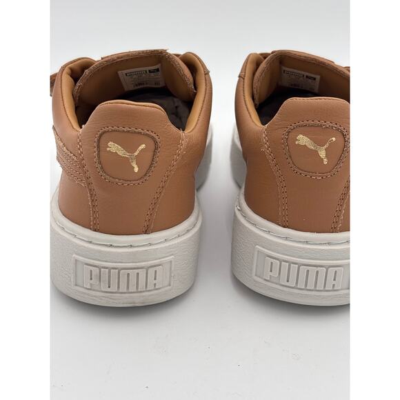 PUMA basket Platform Strap Sneaker Sz 7.5 in Apple Cinnamon. NEW - Picture 5 of 8
